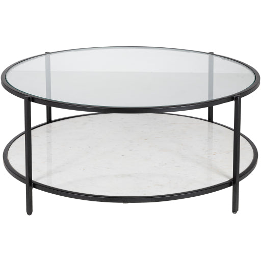 Surya Alecsa Eaa-010 Coffee Table 14"H X 36"W X 36"D