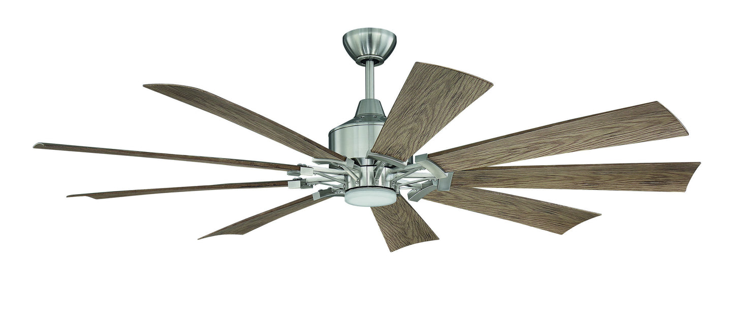 60" Eastwood Ceiling Fan in Brushed Polished Nickel