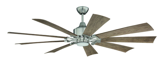 60" Eastwood Ceiling Fan in Brushed Polished Nickel