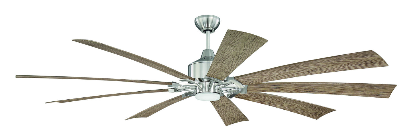 Eastwood 70" Fan - Brushed Satin Nickel