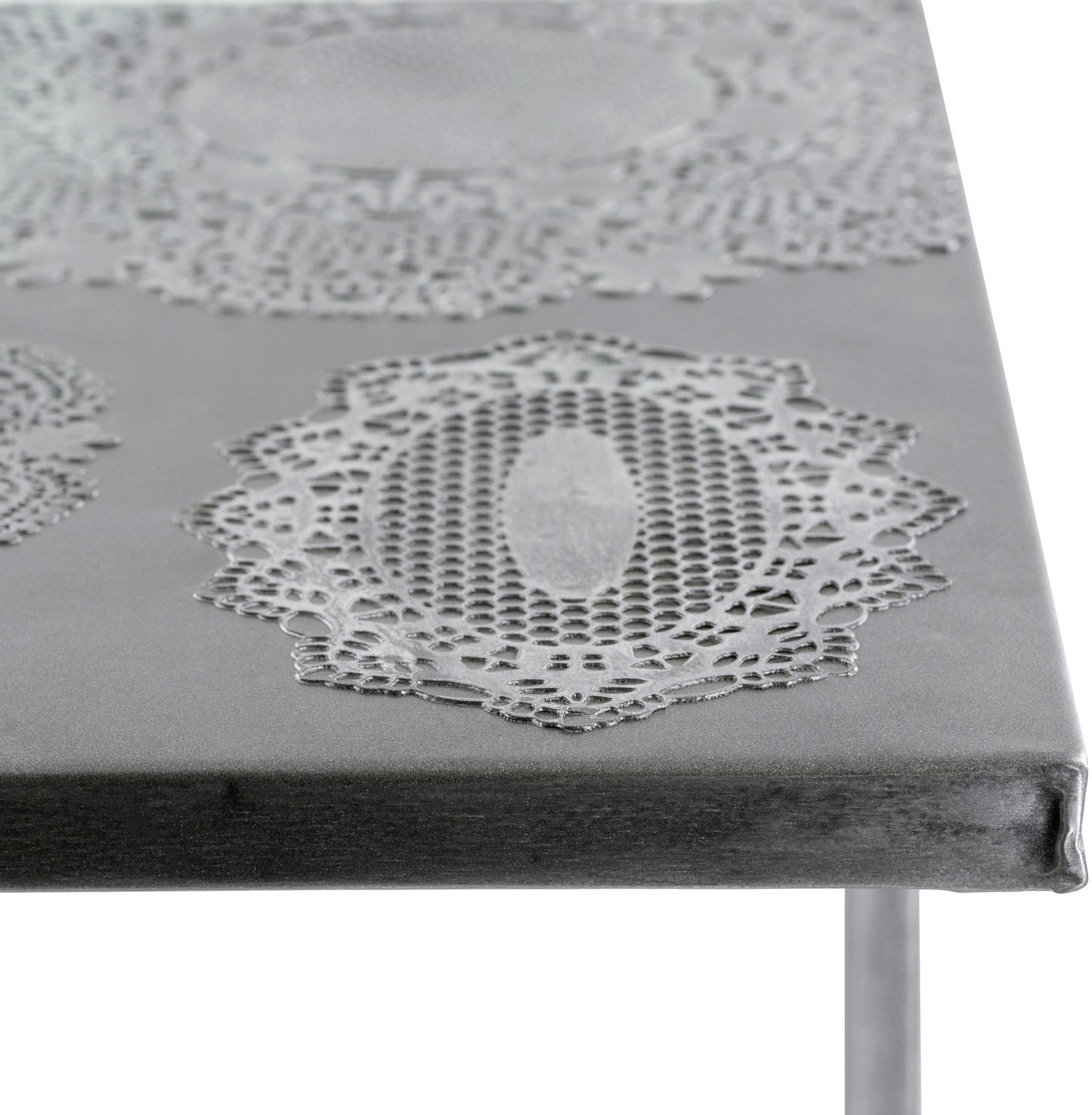 Surya Etched End Table 26"H X 18"W X 14"D