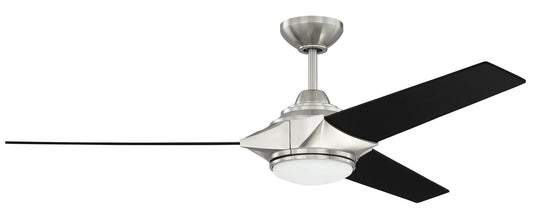 54" Echelon Ceiling Fan in Brushed Polished Nickel