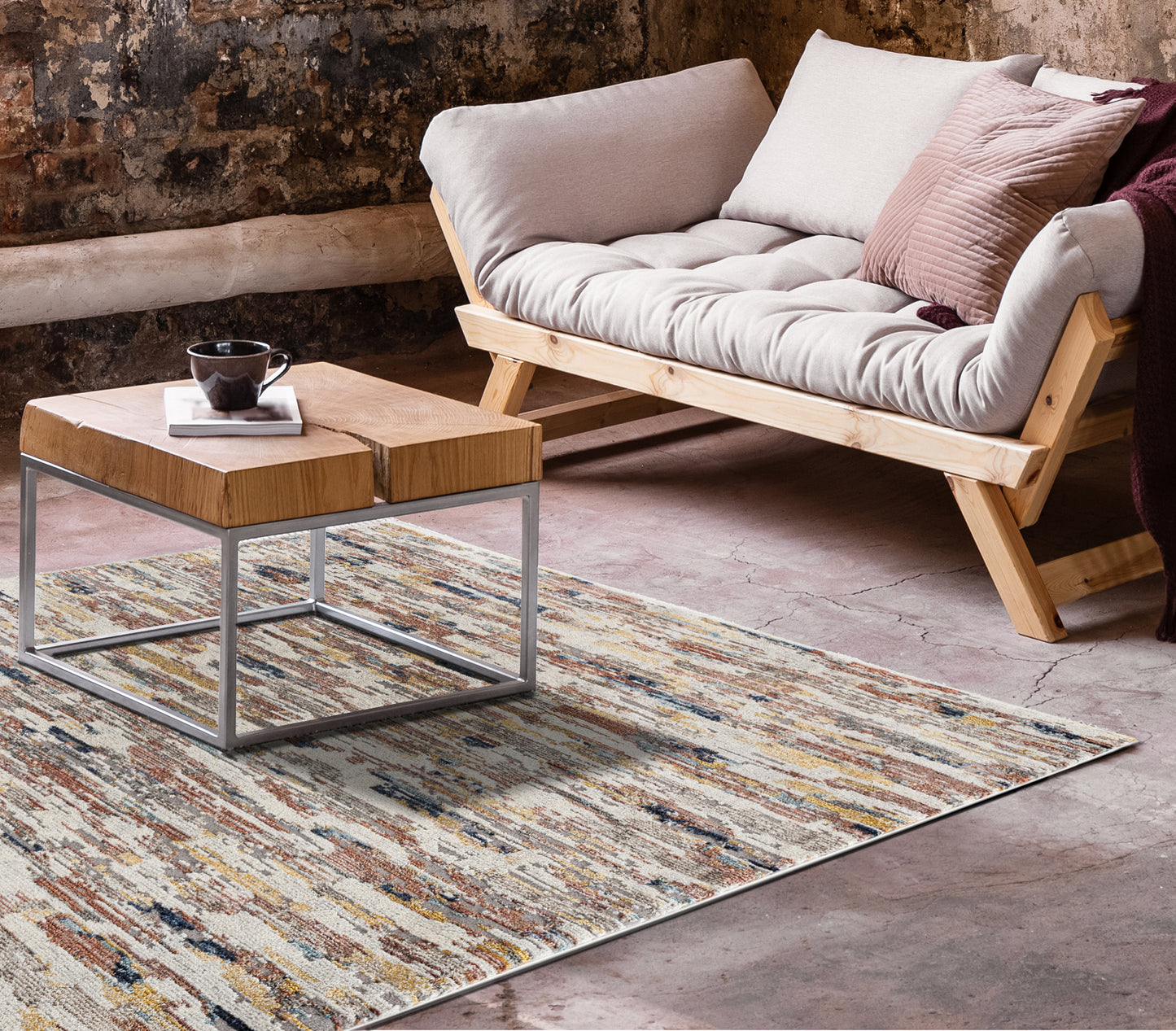 Kaleen Eddison Collection EDN12-86 Multi Throw Rug 2' x 2'7"