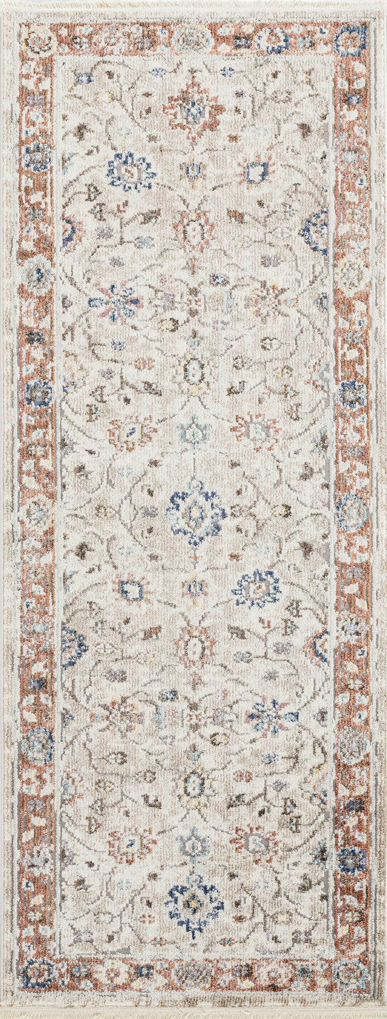 Kaleen Eddison Collection Light Sand Runner 2'7" x 7'6"