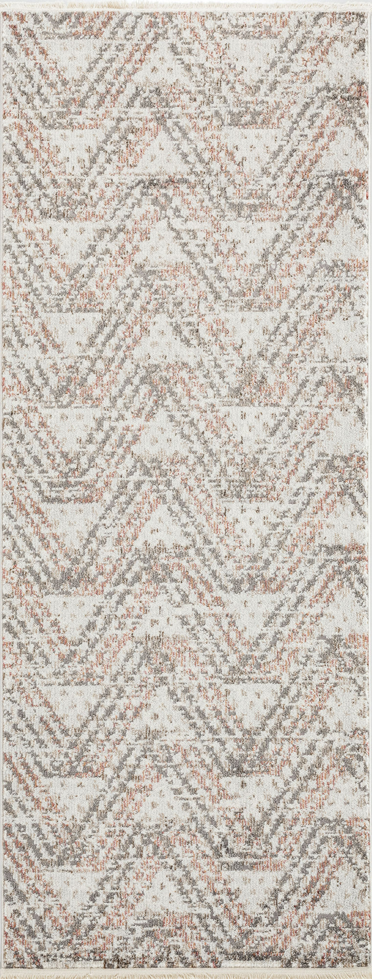 Kaleen Eddison Collection Gray Ivory Throw Rug 2' x 2'7"
