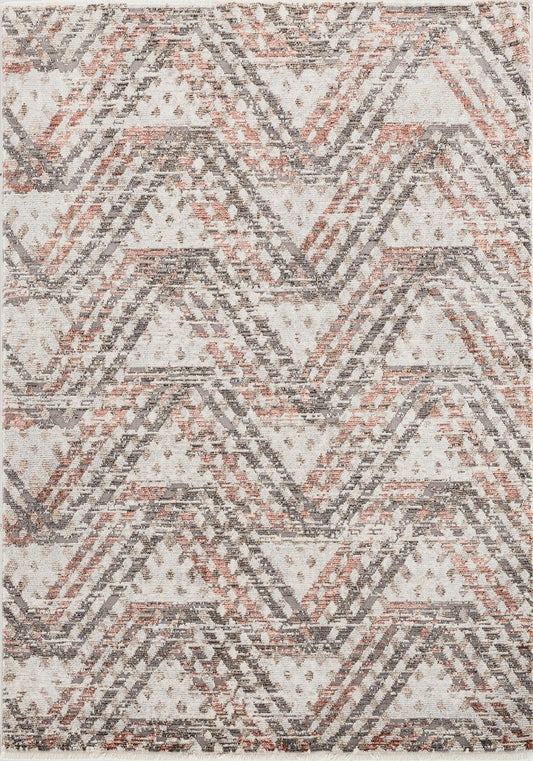 Kaleen Eddison Collection Gray Ivory Area Rug 5'3" x 7'3"