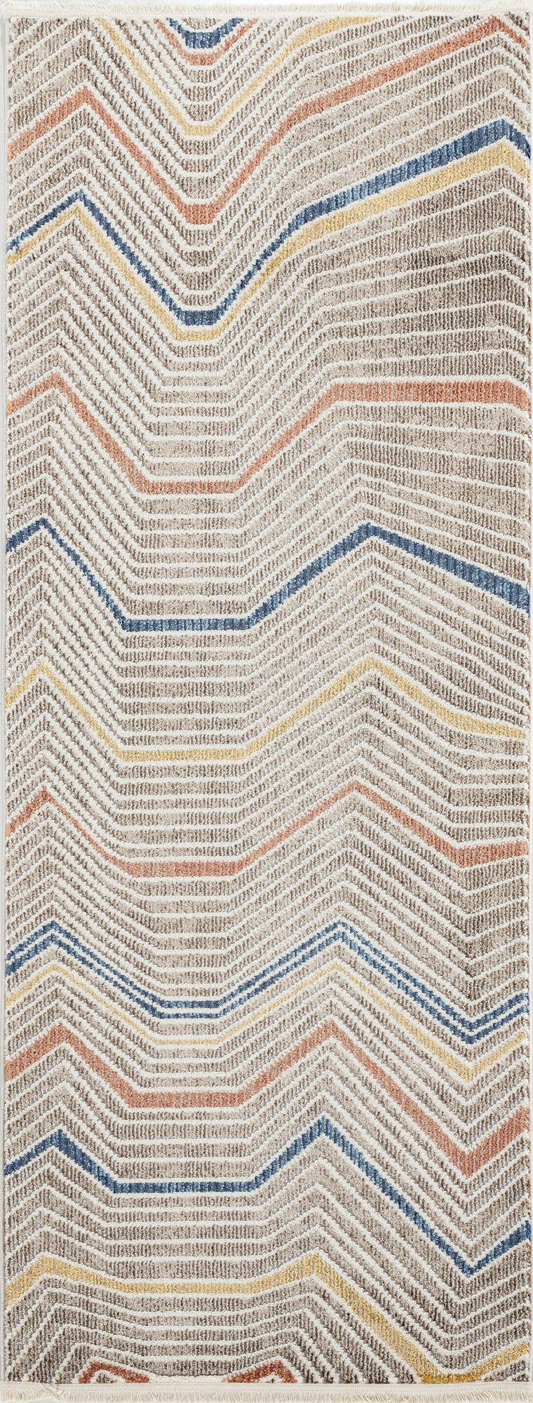 Kaleen Eddison Collection Multi Brown Throw Rug 9'3" x 12'6"