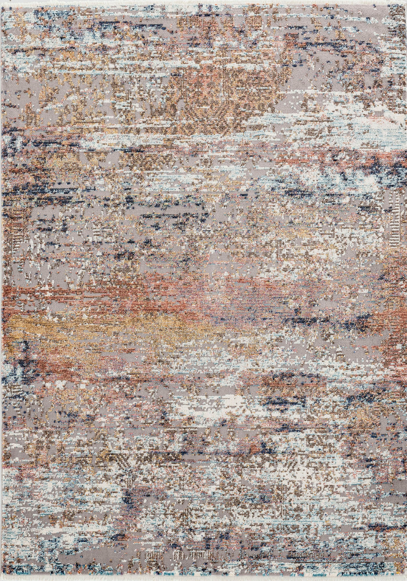 Kaleen Eddison Collection Multi Grey Throw Rug 2' x 2'7"