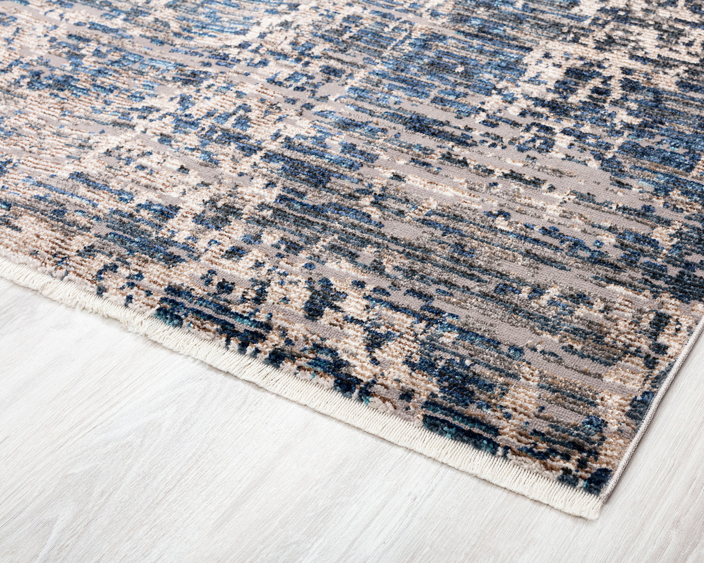 Kaleen Eddison Collection Dark Denim Throw Rug 2' x 2'7"