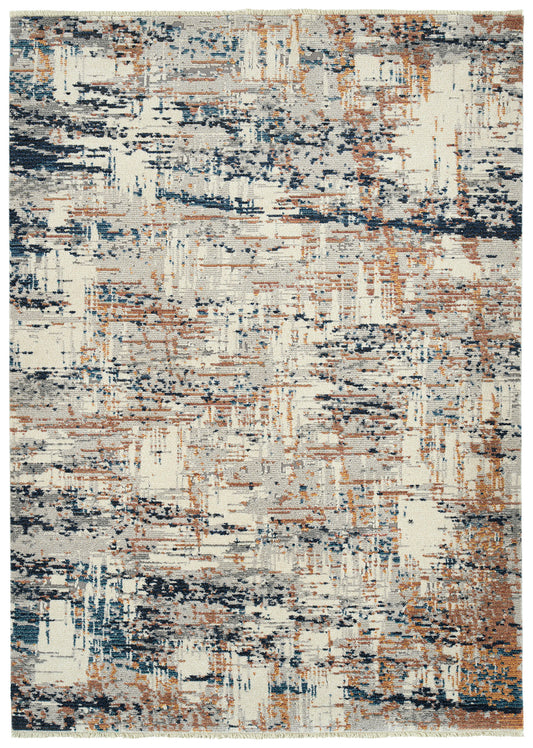 Kaleen Eddison Collection Dark Multi Area Rug 5'3" x 7'3"
