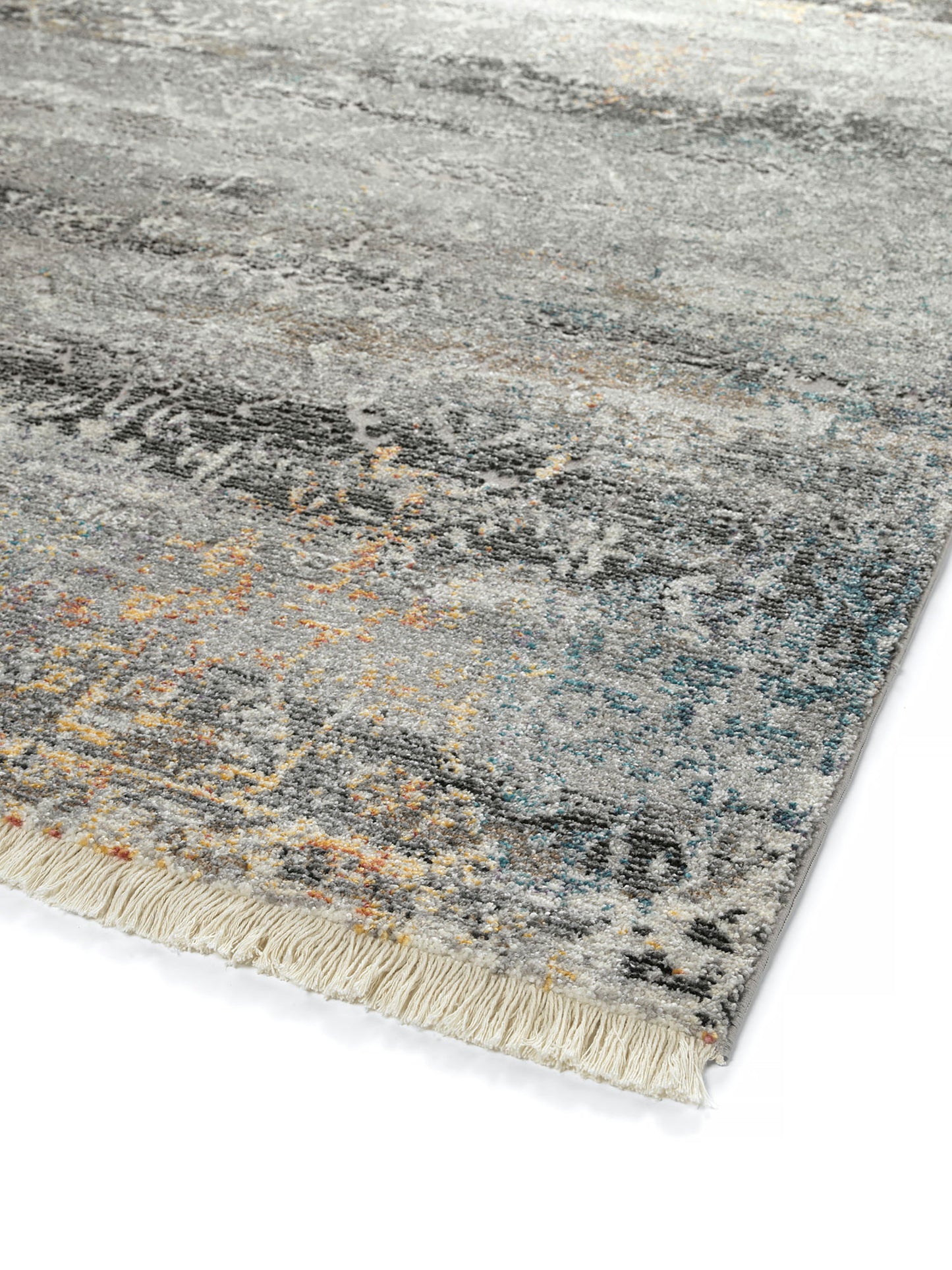 Kaleen Eddison Collection Dark Grey Throw Rug 2' x 2'7"