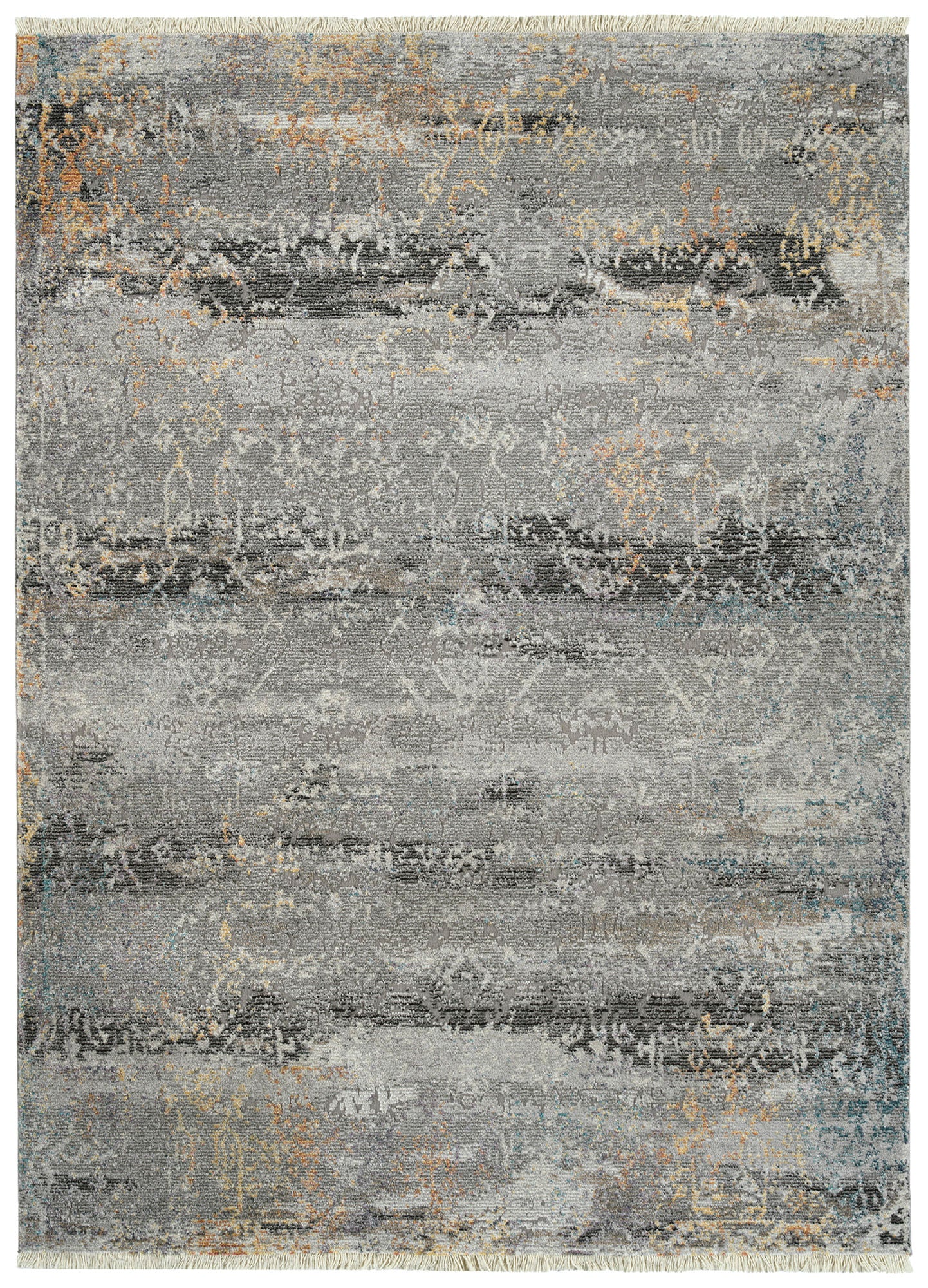 Kaleen Eddison Collection Dark Grey Throw Rug 2' x 2'7"