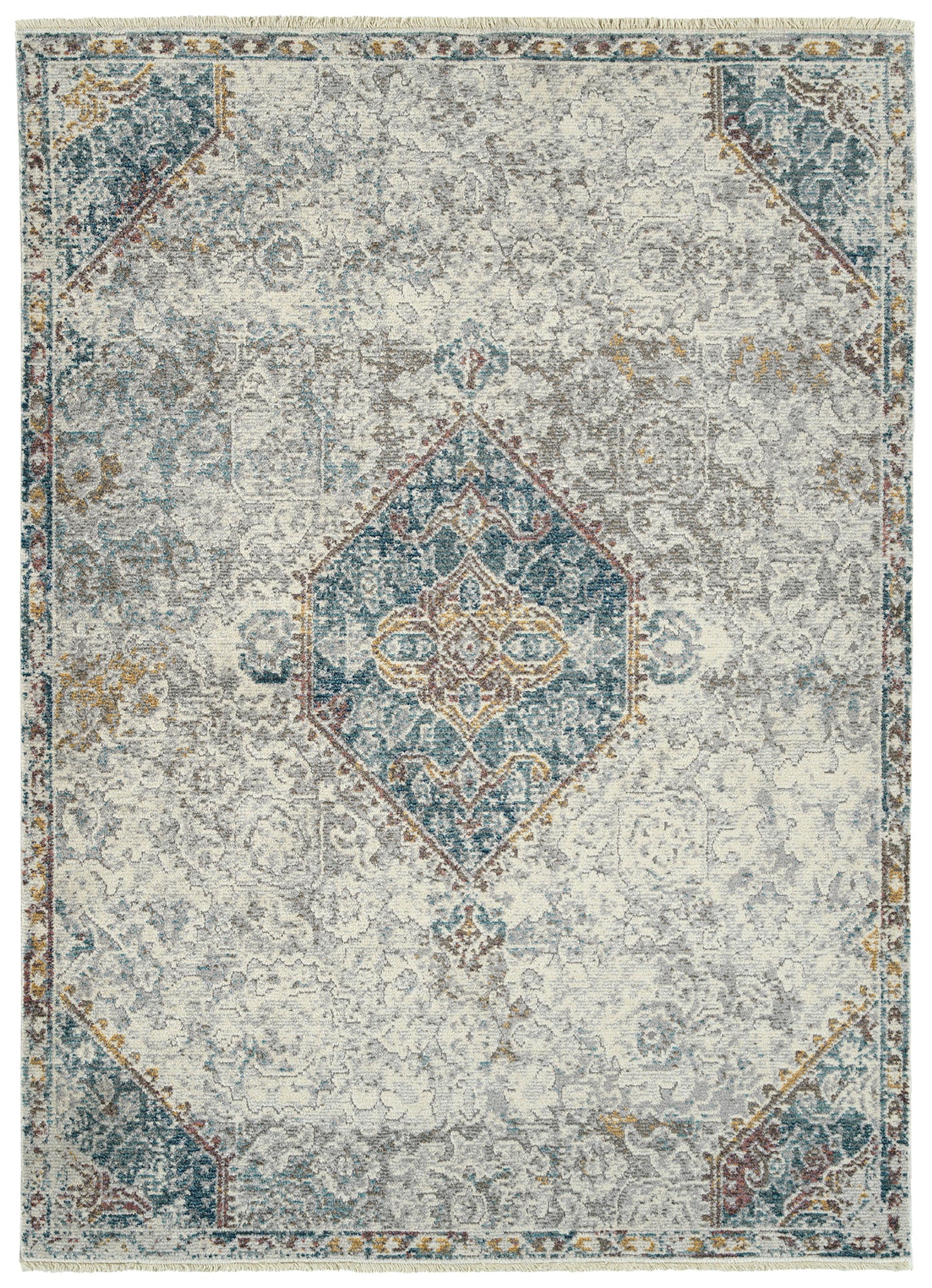 Kaleen Eddison Collection EDN95-01 Ivory Runner 2'7" x 7'6"