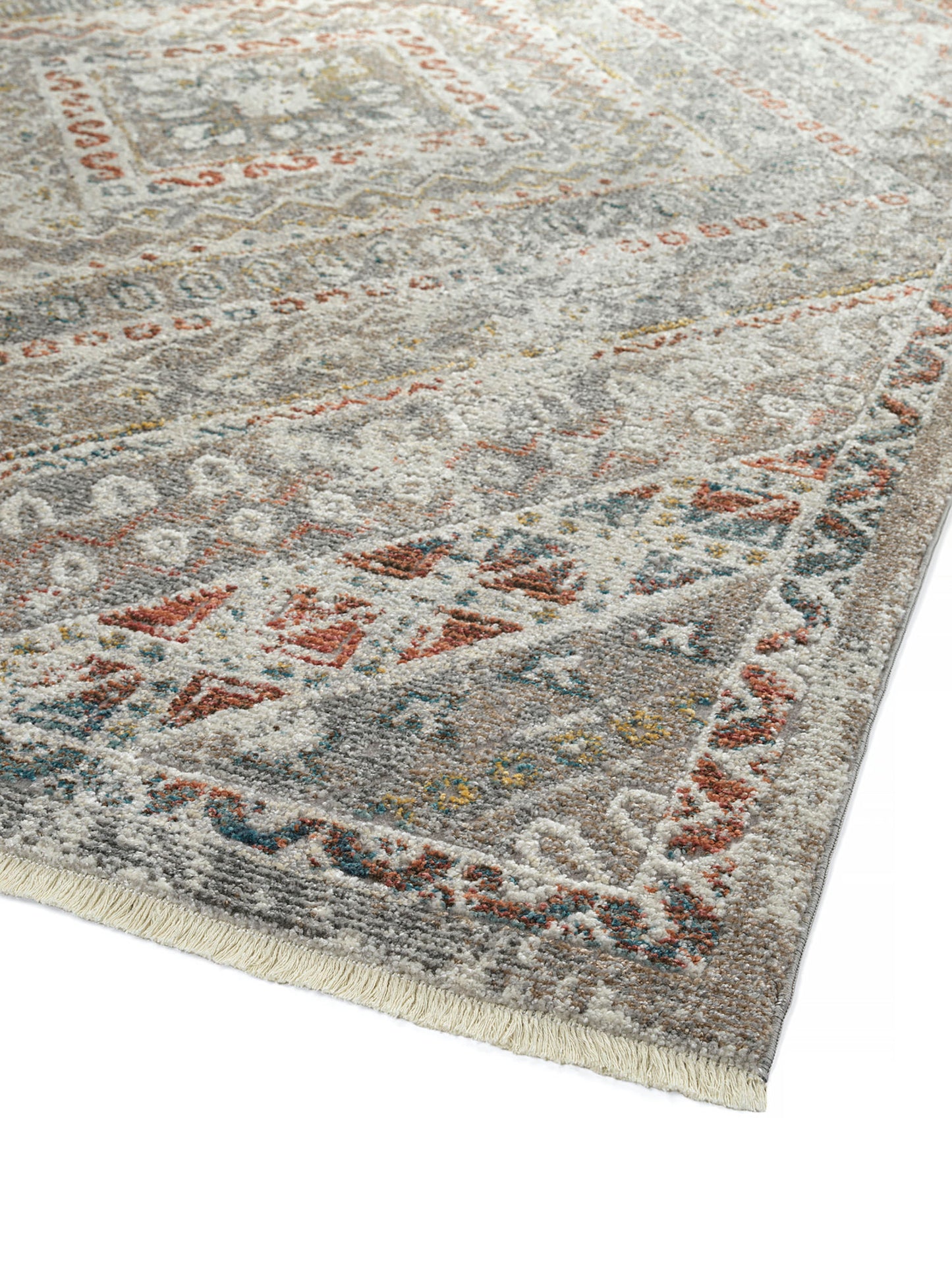 Kaleen Eddison Collection Light Grey Throw Rug 2' x 2'7"