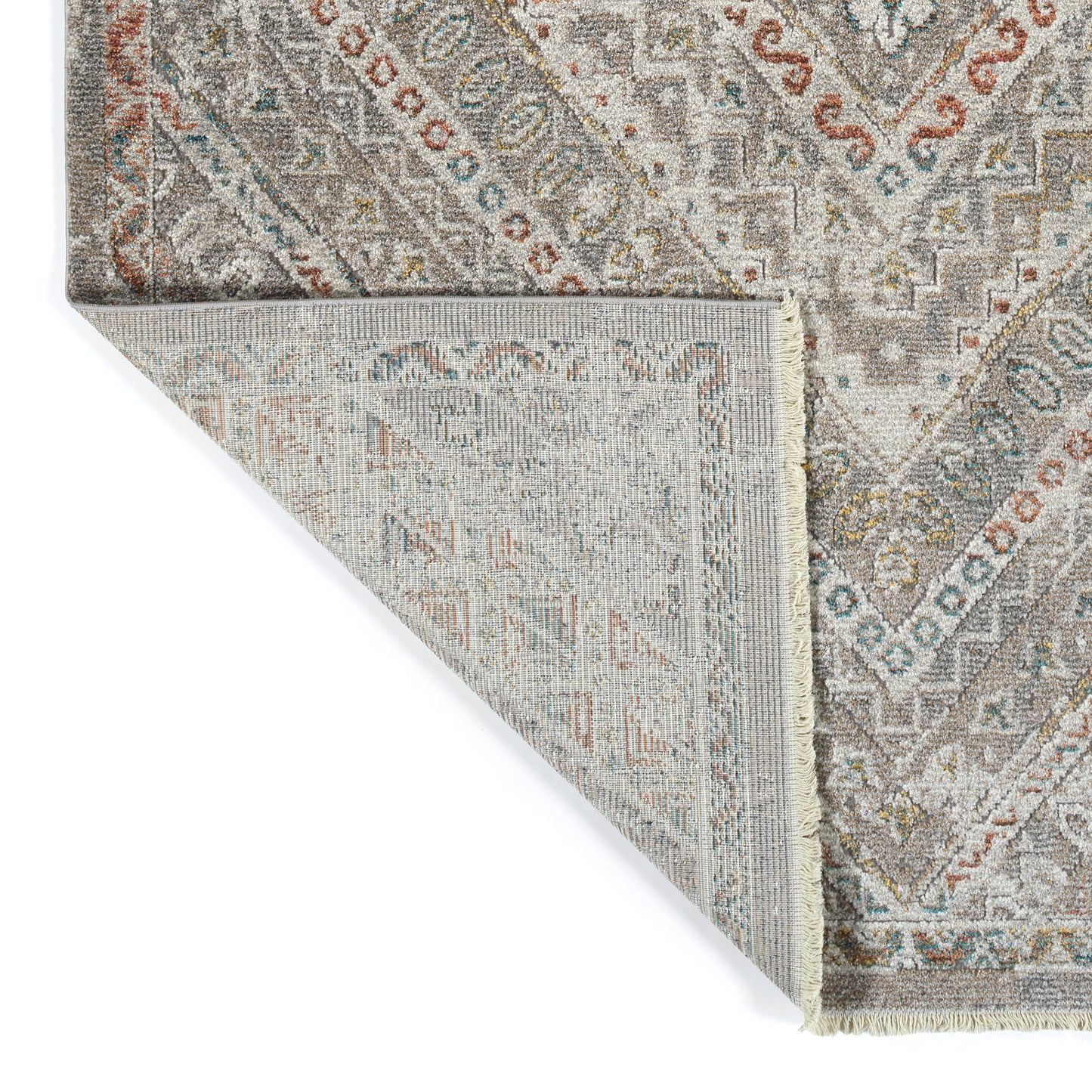 Kaleen Eddison Collection Light Grey Throw Rug 2' x 2'7"
