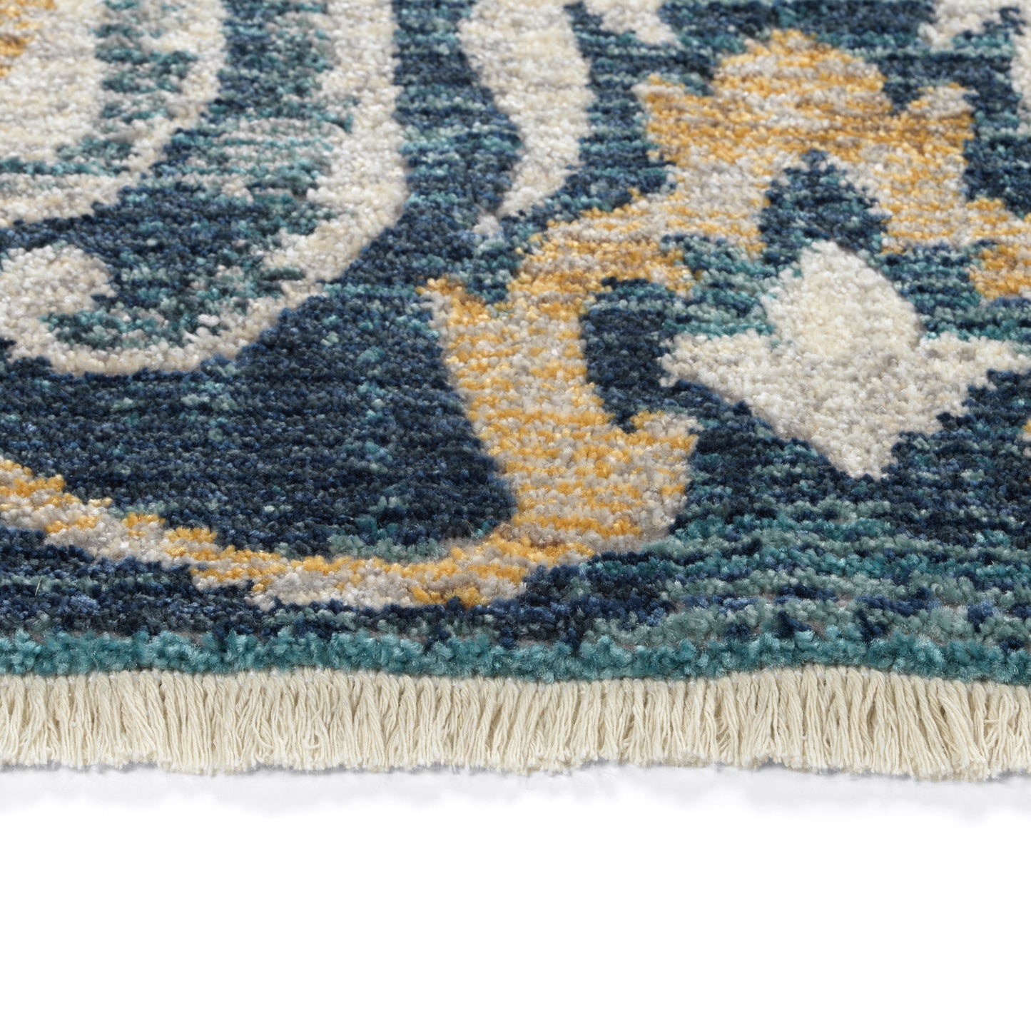 Kaleen Eddison Collection Blue Silver Runner 2'7" x 7'6"