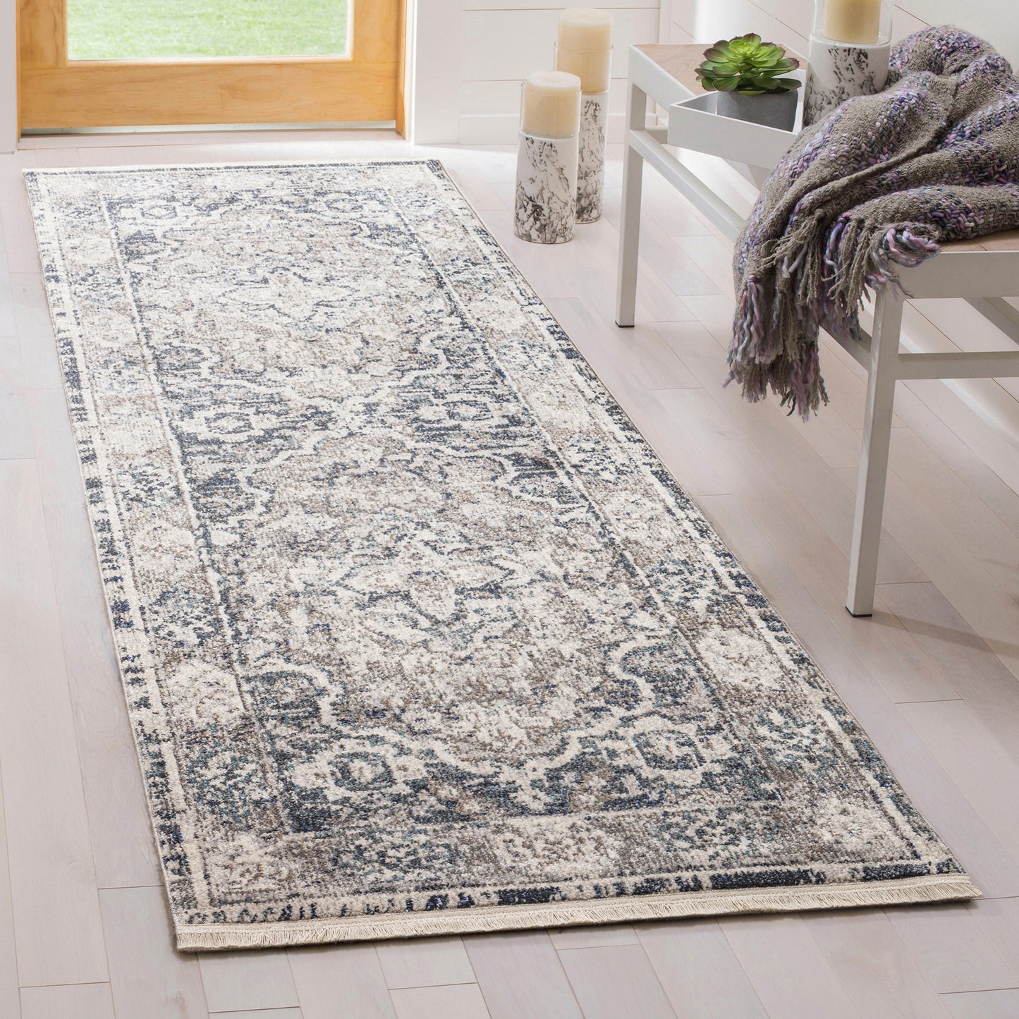 Kaleen Eddison Collection Blue Navy Throw Rug 2' x 2'7"
