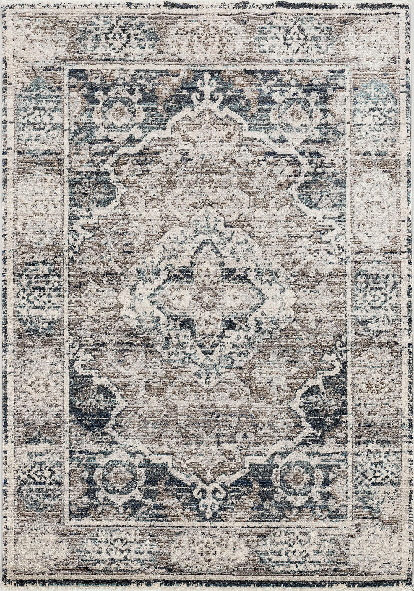 Kaleen Eddison Collection Blue Navy Throw Rug 2' x 2'7"