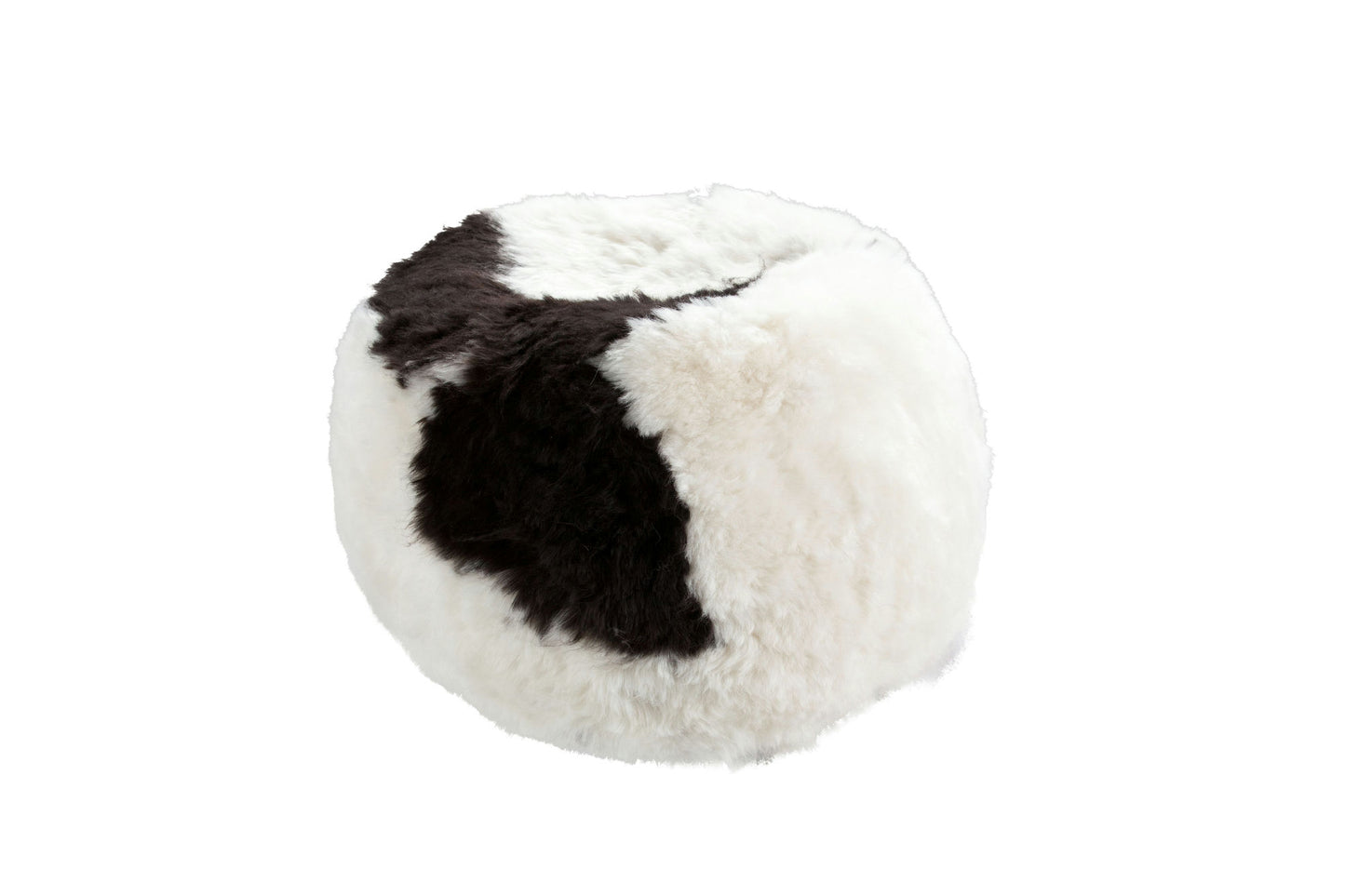 Icelandic Shearling Pouf Spotted