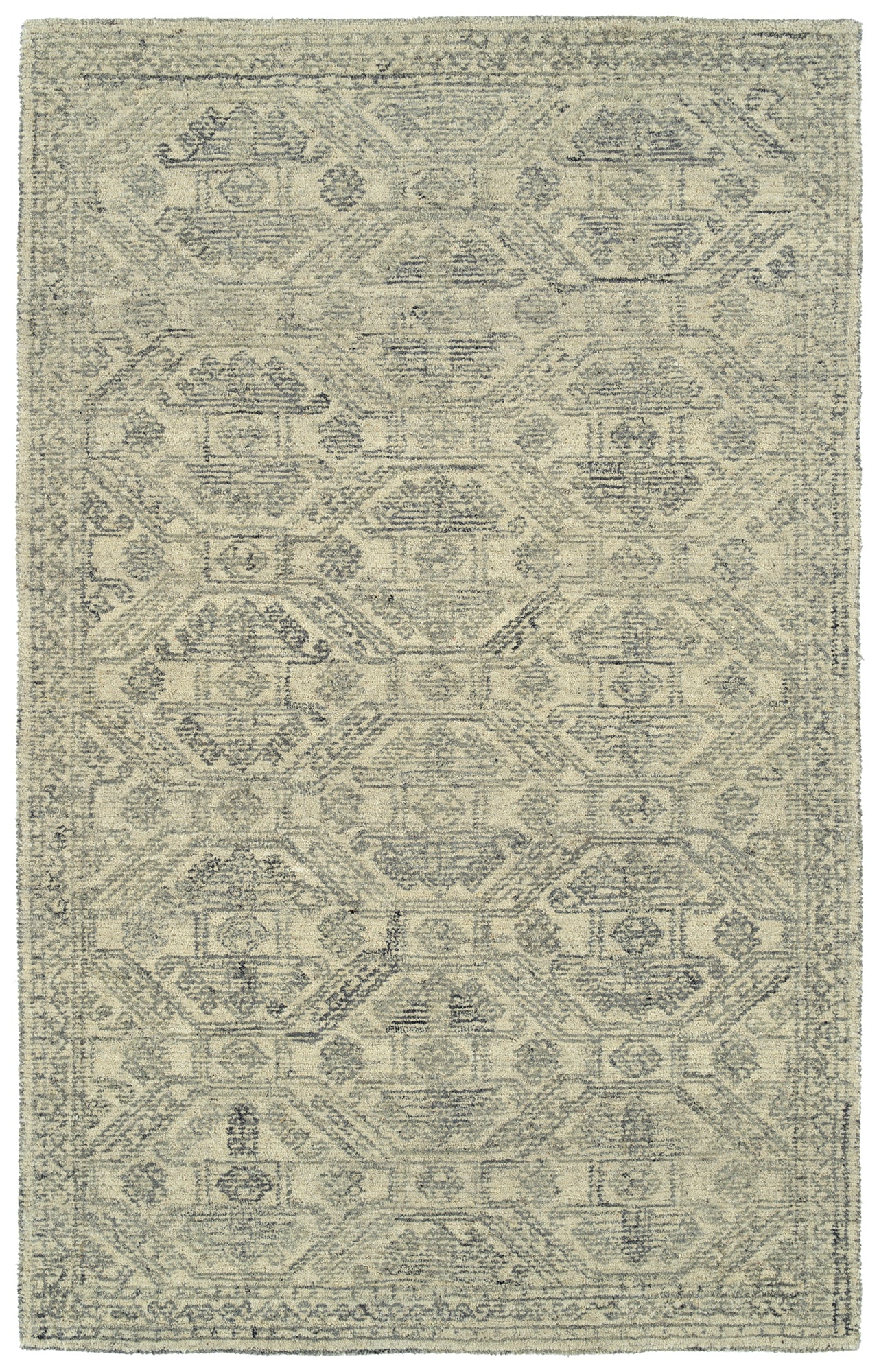 Kaleen Effete Collection Light Sand Throw Rug 2' x 3'