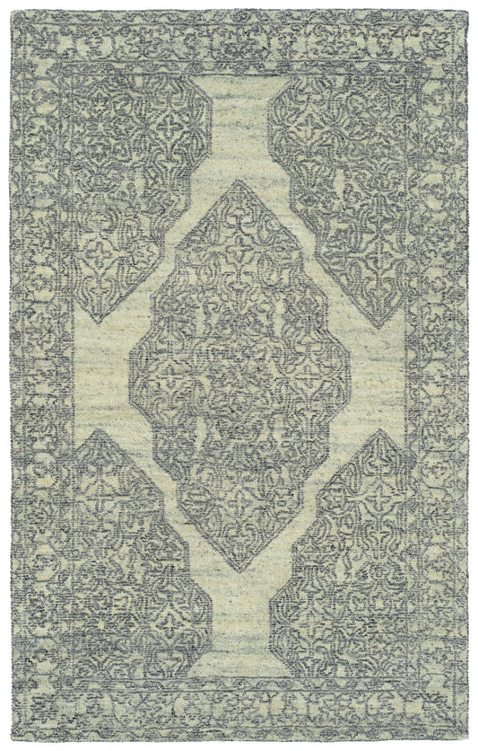 Kaleen Effete Collection Light Grey Area Rug 8' x 10'