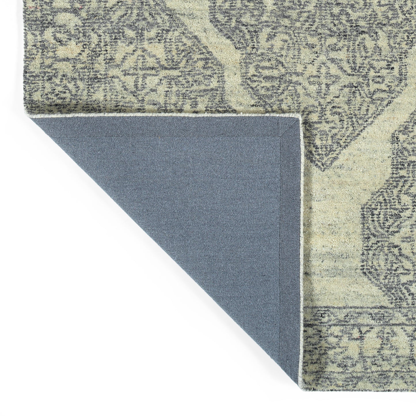 Kaleen Effete Collection Light Grey Throw Rug 2' x 3'