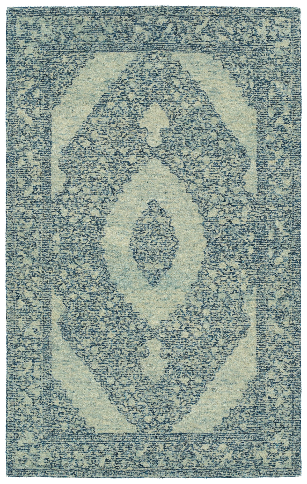 Kaleen Effete Collection Dark Navy Throw Rug 2' x 3'