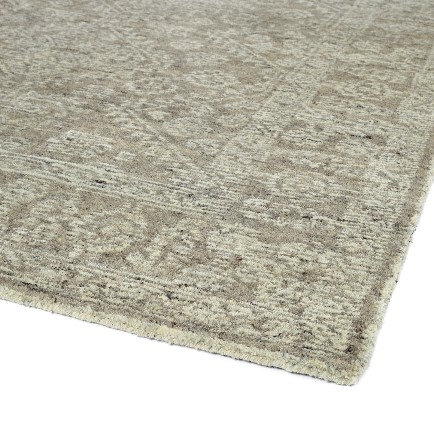 Kaleen Effete Collection Dark Taupe  Throw Rug 2' x 3'