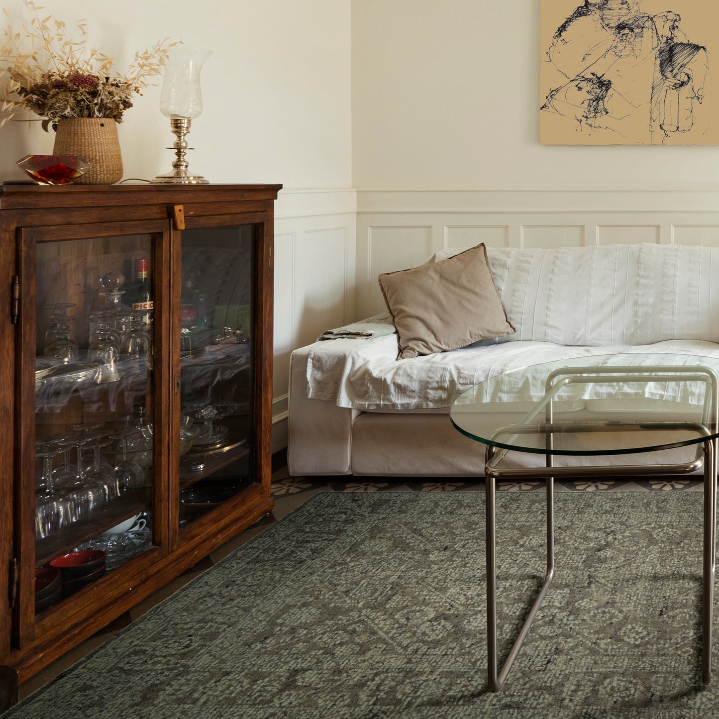 Kaleen Effete Collection Dark Taupe  Runner 2'6" x 8'