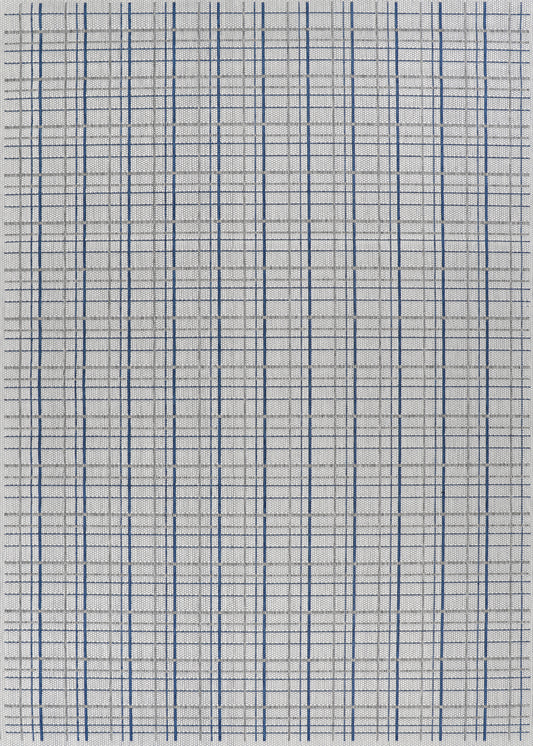 Couristan Everhome Mashpee Ivory-Cape Blue Rug 9'2" x 12'5"