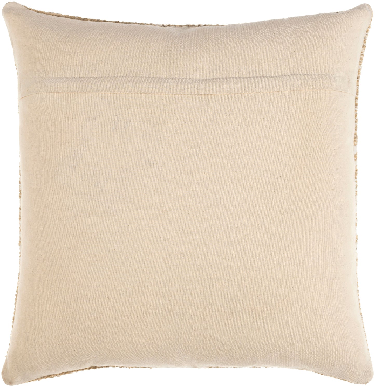 Surya Ethan Light Beige Pillow Shell With Down Insert 18"H X 18"W