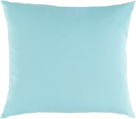 Surya Essien Light Blue Pillow Cover 16"H X 16"W