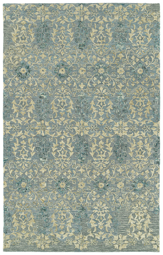 Kaleen Elijah Collection Light Slate Area Rug 9' x 13'