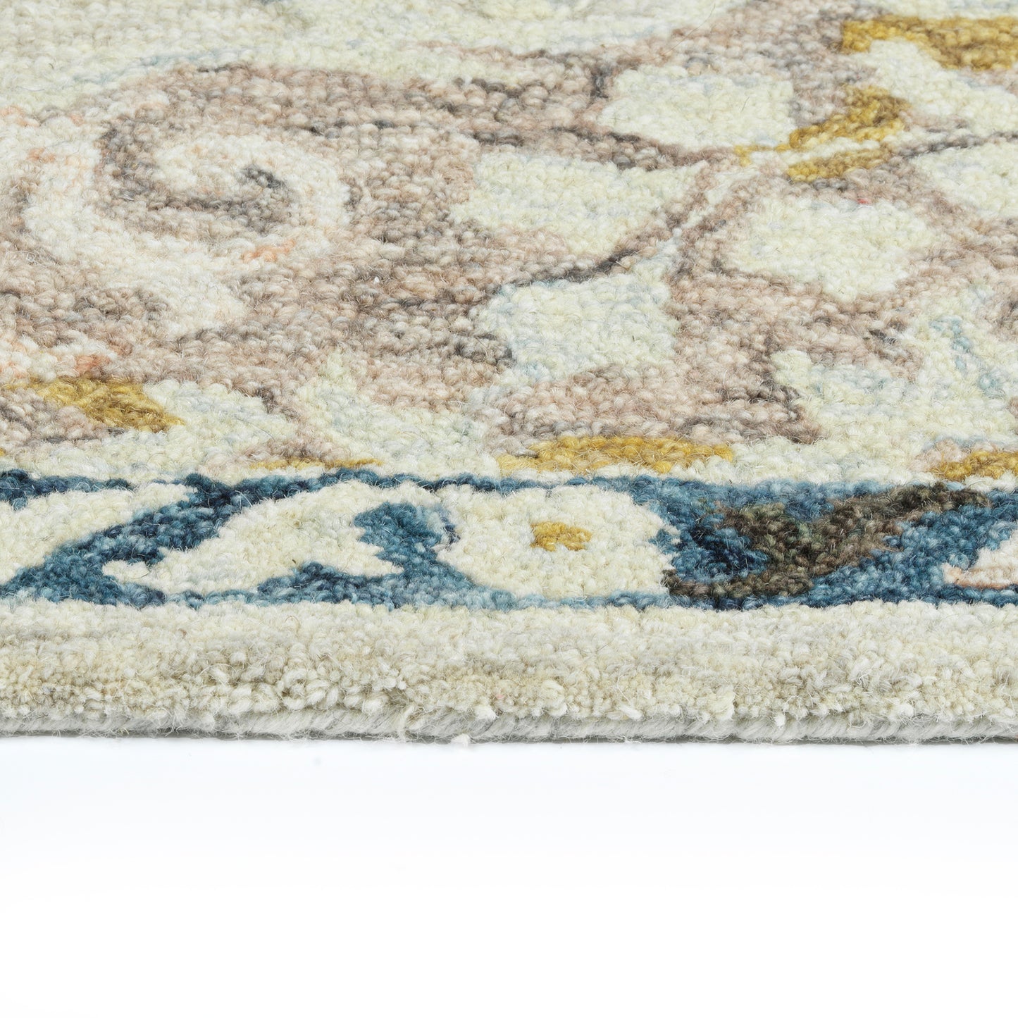 Kaleen Elijah Collection Linen Gray Area Rug 9' x 13'