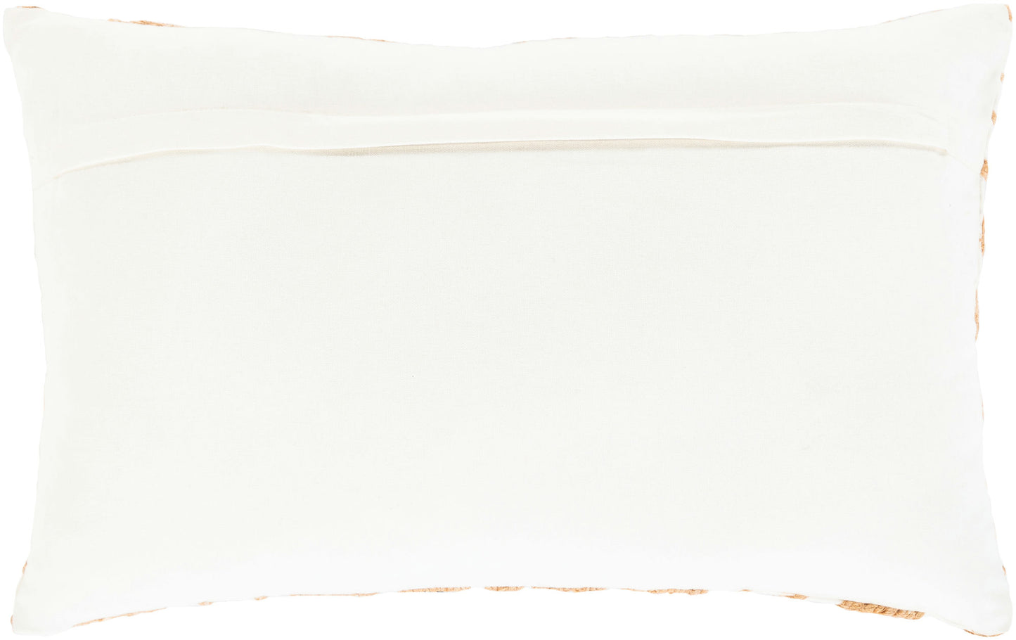 Surya Europa Cream Pillow Shell With Down Insert 14"H X 22"W