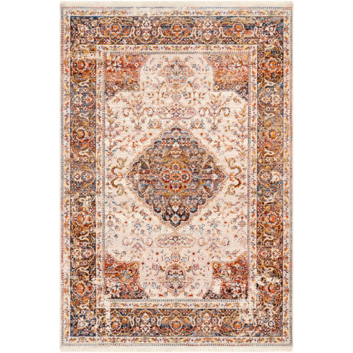 Surya Ephesians Rug 8'10" X 13' (Medium Gray & Dark Blue)