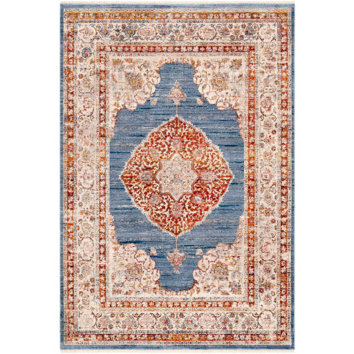 Surya Ephesians Rug 8'10" X 13' (Dark Blue, Denim)