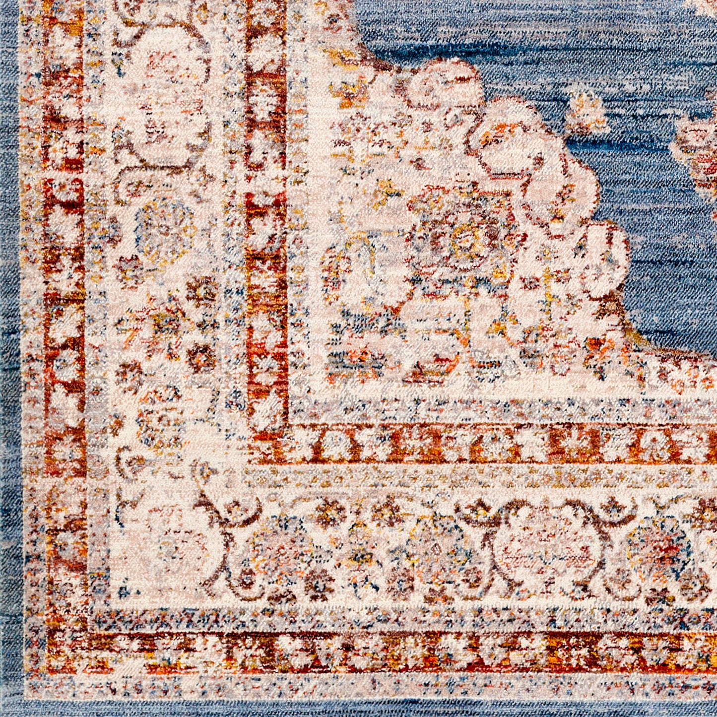 Surya Ephesians Rug 8'10" X 13' (Dark Blue, Denim)