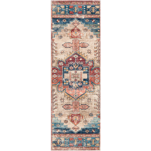 Surya Erin Rug 2'6" X 7'6" Deep Teal