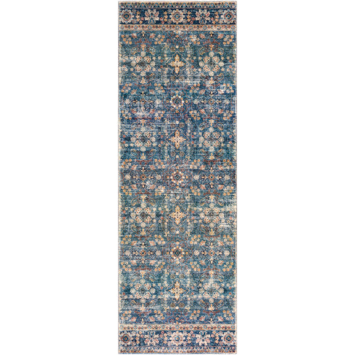 Surya Erin Rug 2'6" X 7'6" - Deep Teal