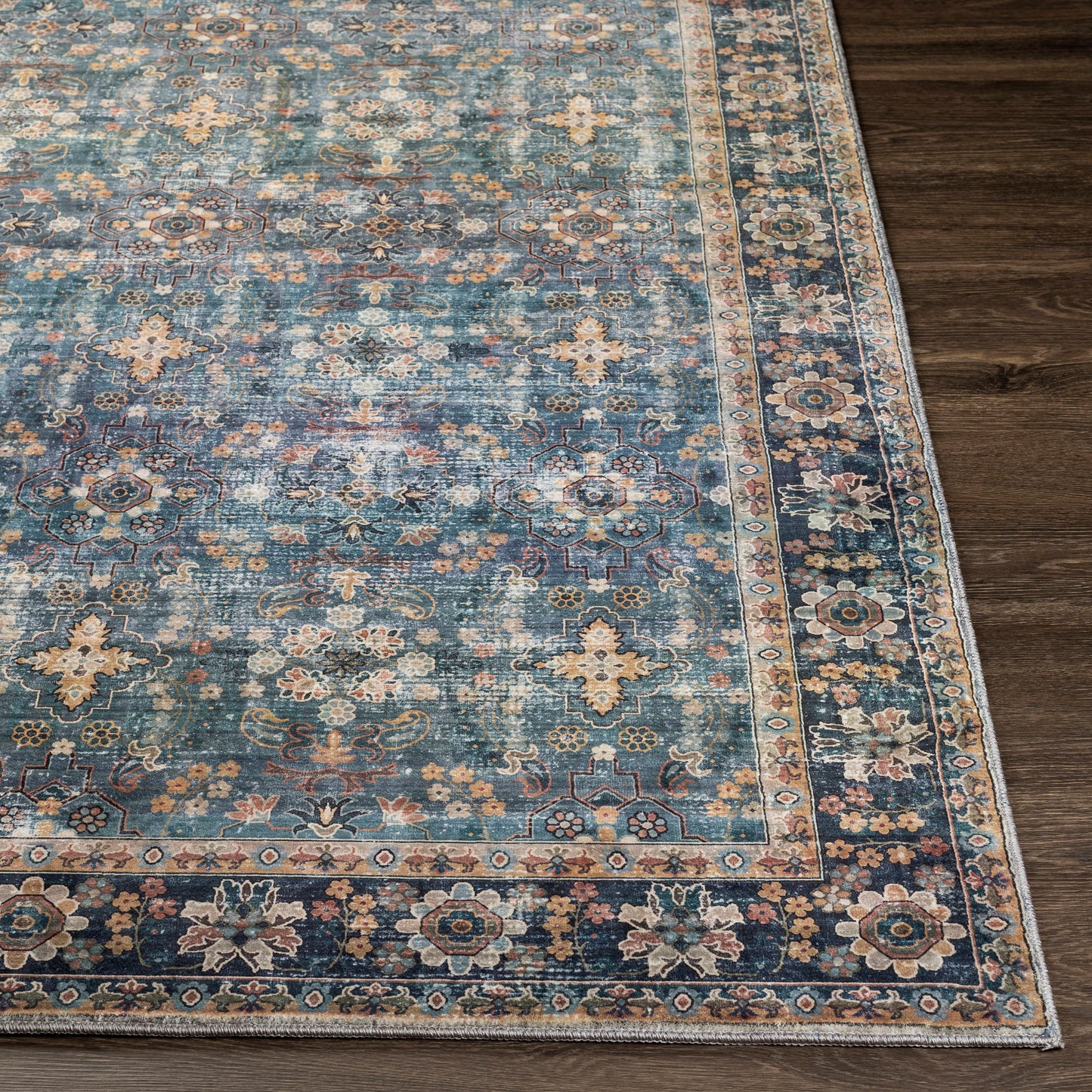 Surya Erin Rug 8'6" X 11'6" - Deep Teal
