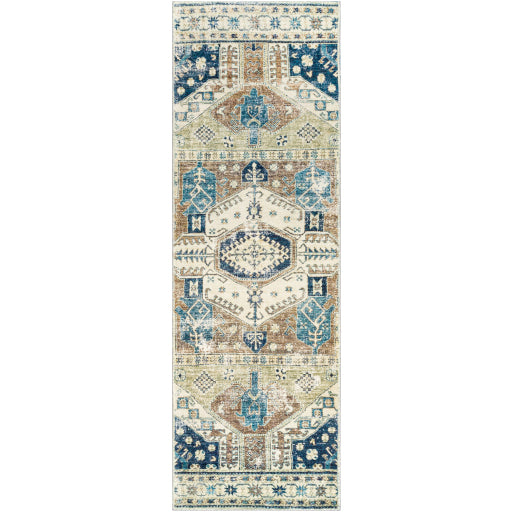Surya Erin Light Olive Rug 2'6" X 7'6"
