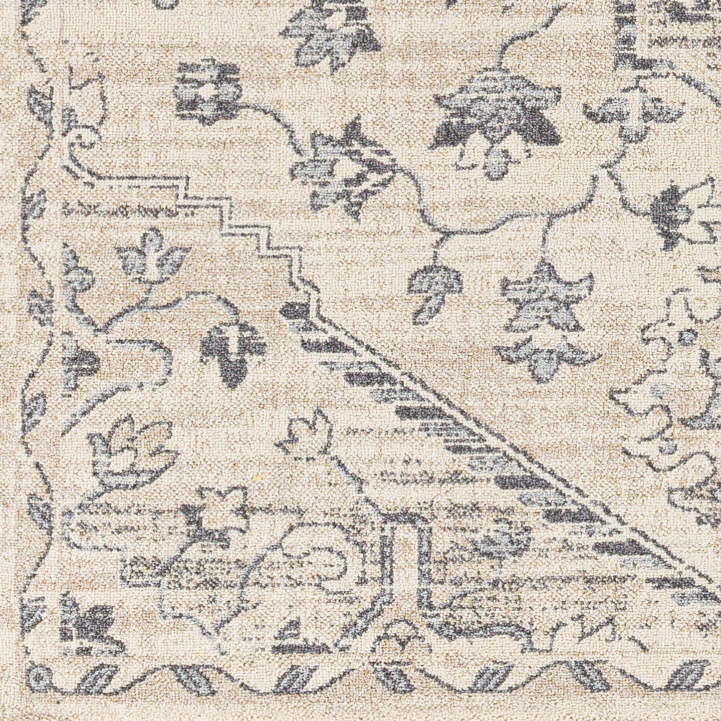 Surya Euphoria Charcoal & Tan Rug 7'10" X 10'