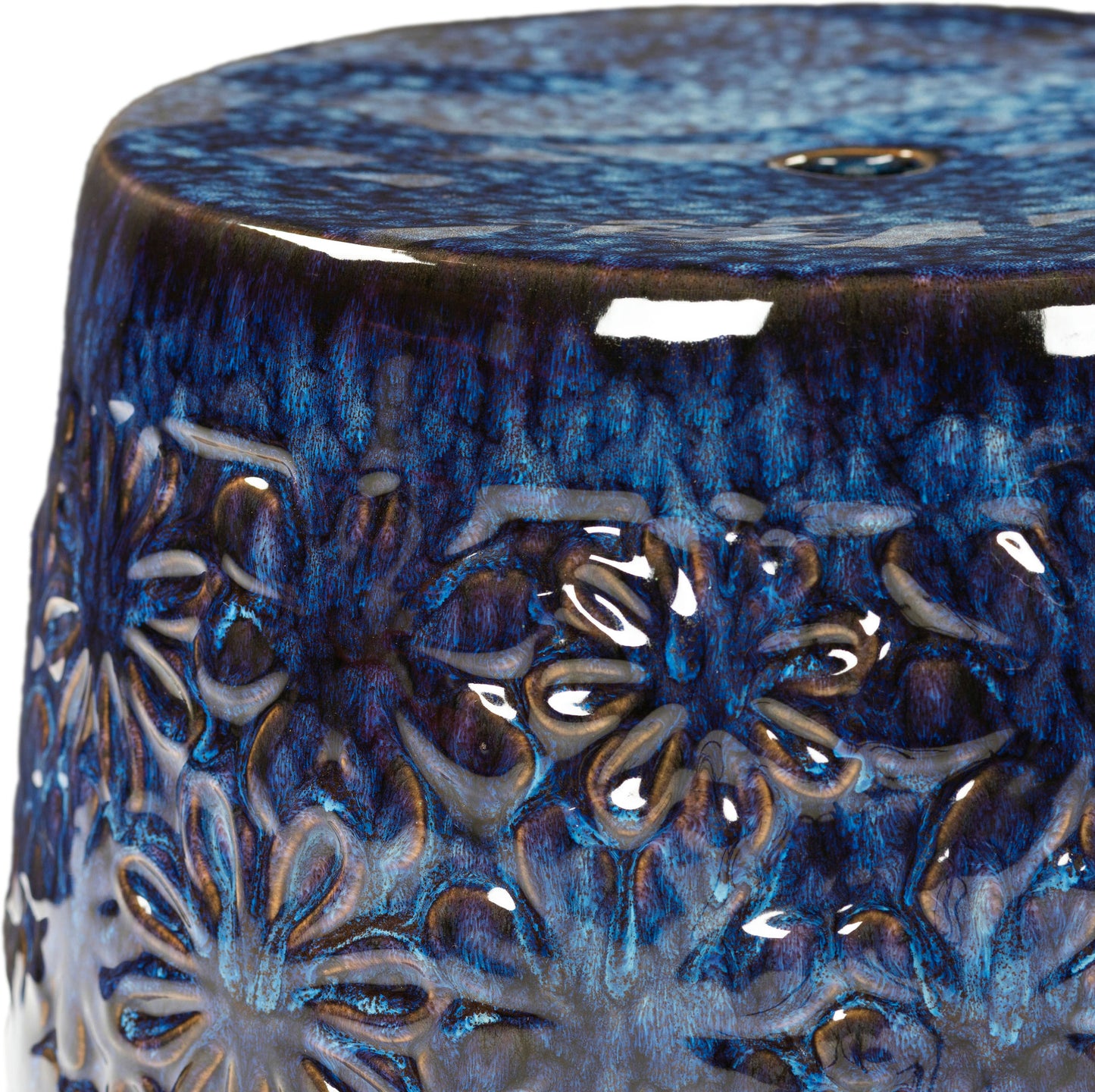 Surya Ezra Garden Stool 17"H X 13"W X 13"D