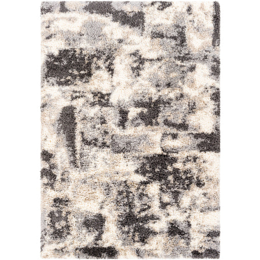 Surya Eskimo Shag Rug 5'3" X 7' Black