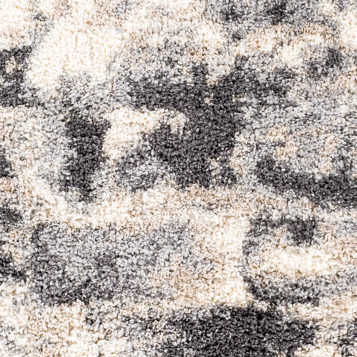 Surya Eskimo Shag Rug 5'3" X 7' Black