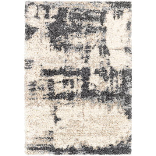 Surya Eskimo Shag Rug 6'7" X 9' (Black)