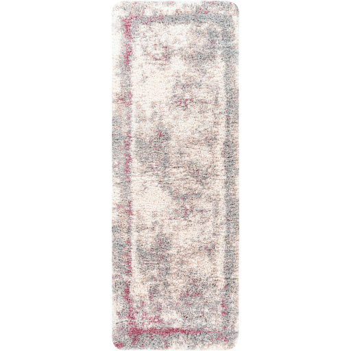Surya Eskimo Shag Dusty Pink Rug 2'7" X 7'3"