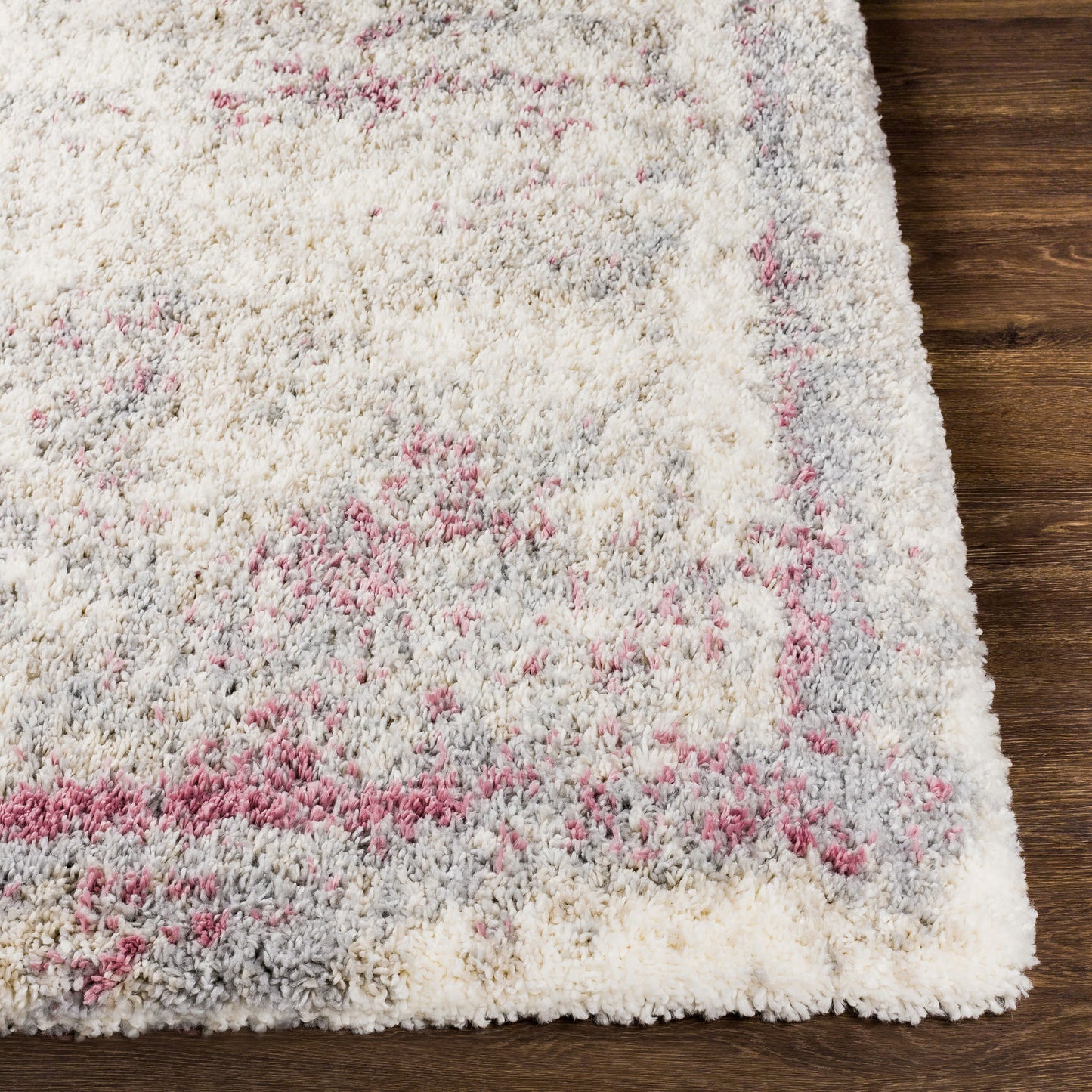Surya Eskimo Shag Dusty Pink Rug 2'7" X 7'3"