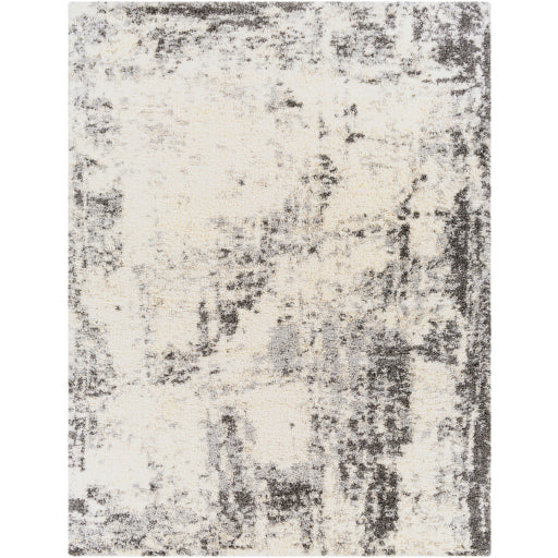 Surya Eskimo Shag Black Rug 7'10" X 10'